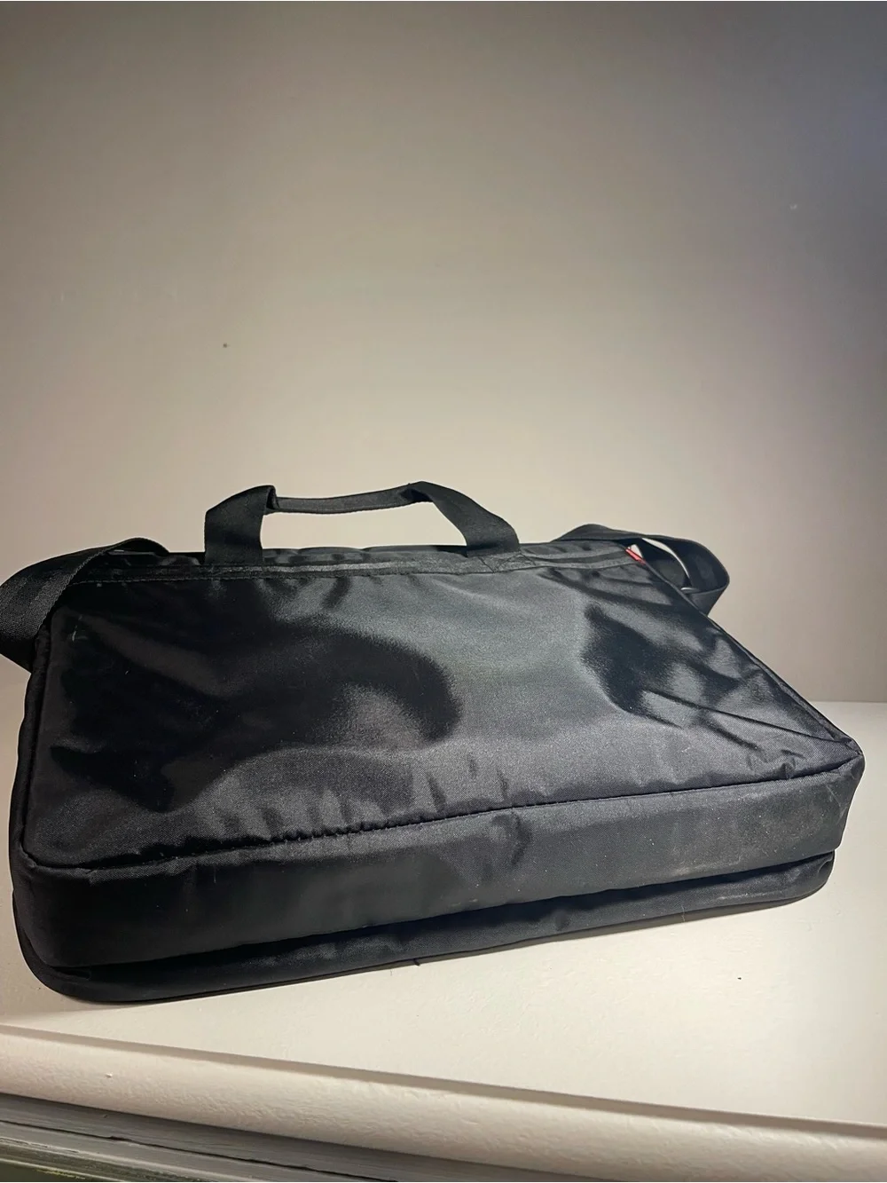 Wenger SwissGear Black Laptop Briefcase Messenger Bag 16